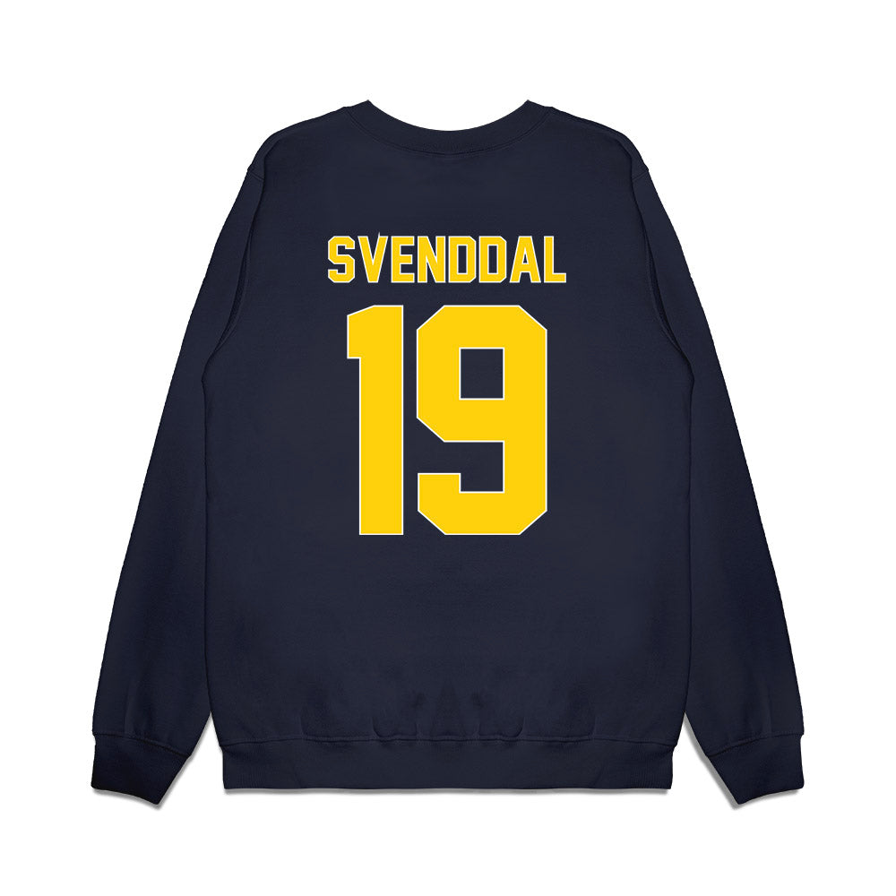 AU - NCAA Men's Ice Hockey : Will Svenddal - Vintage Shersey Premium Crewneck Sweatshirt-1