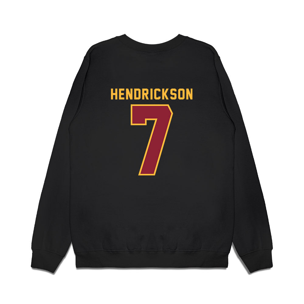 Minnesota - NCAA Men's Ice Hockey : Beckett Hendrickson - Vintage Shersey Premium Crewneck Sweatshirt-1