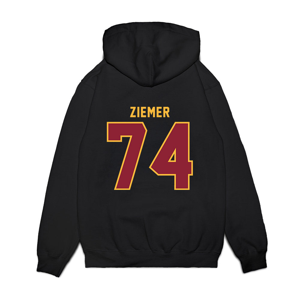 Minnesota - NCAA Men's Ice Hockey : Brodie Ziemer - Vintage Shersey Premium Hooded Sweatshirt-1
