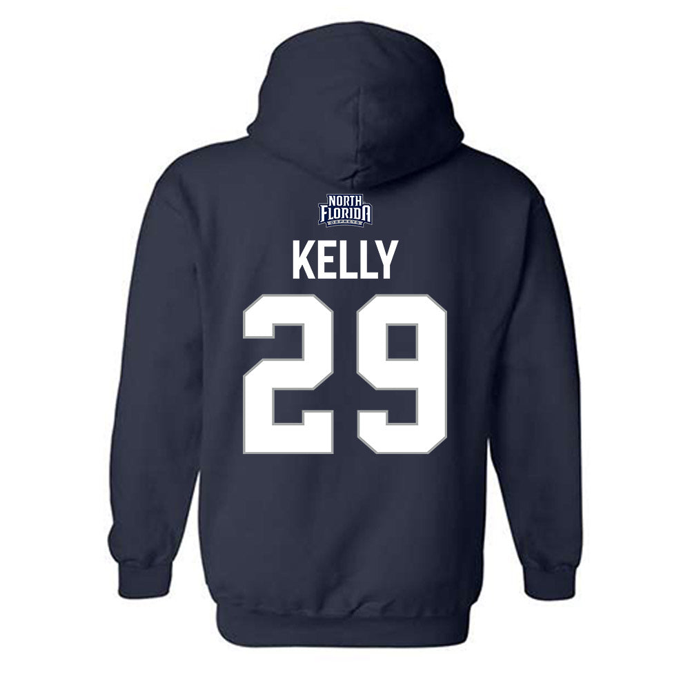 UNF - NCAA Women's Soccer : Emma Kelly - Classic Shersey Hooded Sweatshirt-1