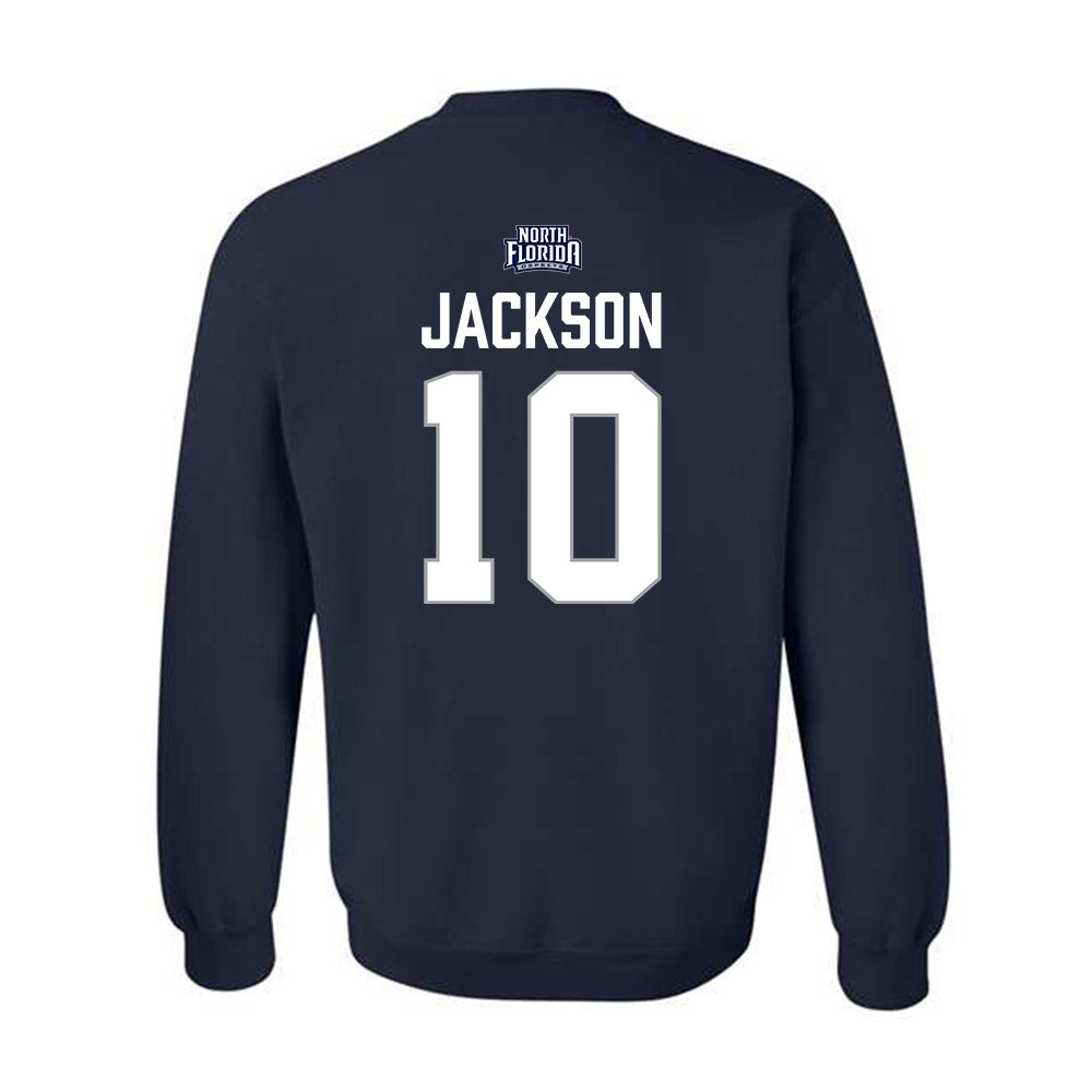 UNF - NCAA Men's Basketball : Kent Jackson - Classic Shersey Crewneck Sweatshirt-1