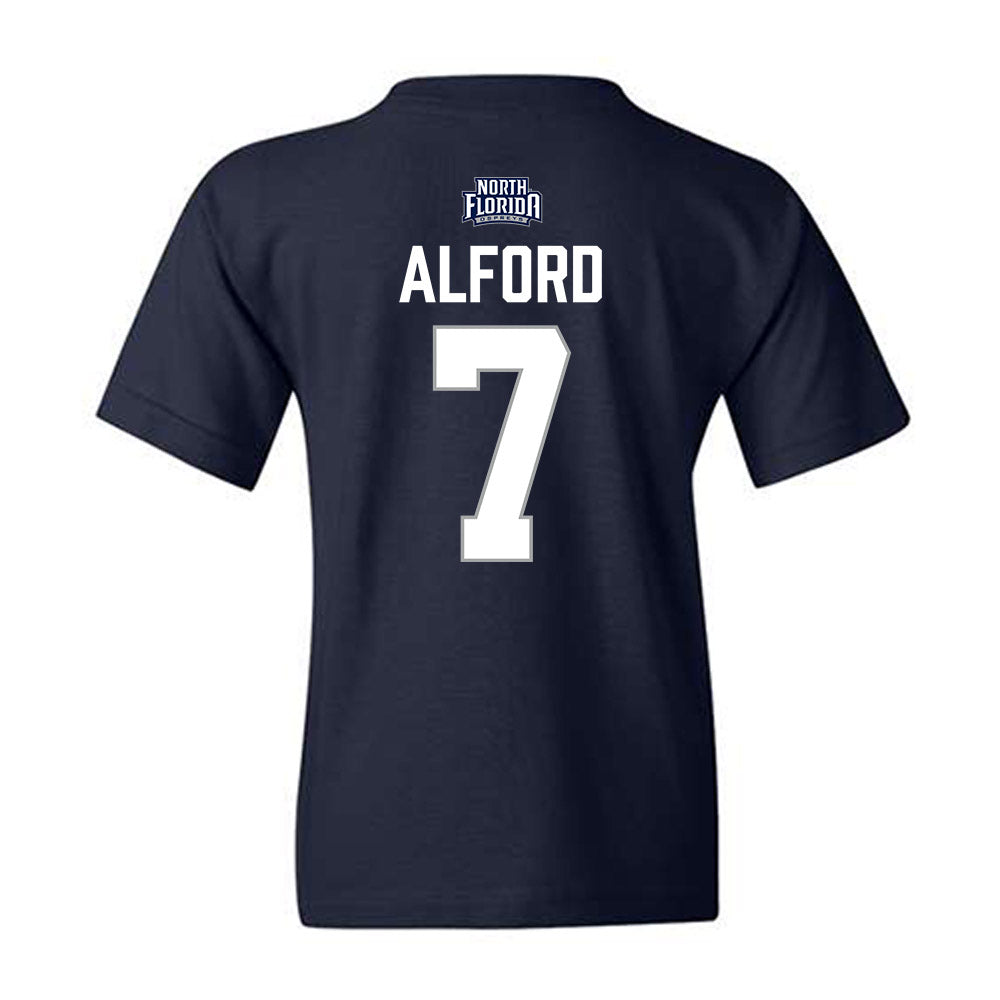 UNF - NCAA Baseball : Seth Alford - Classic Shersey Youth T-Shirt-1