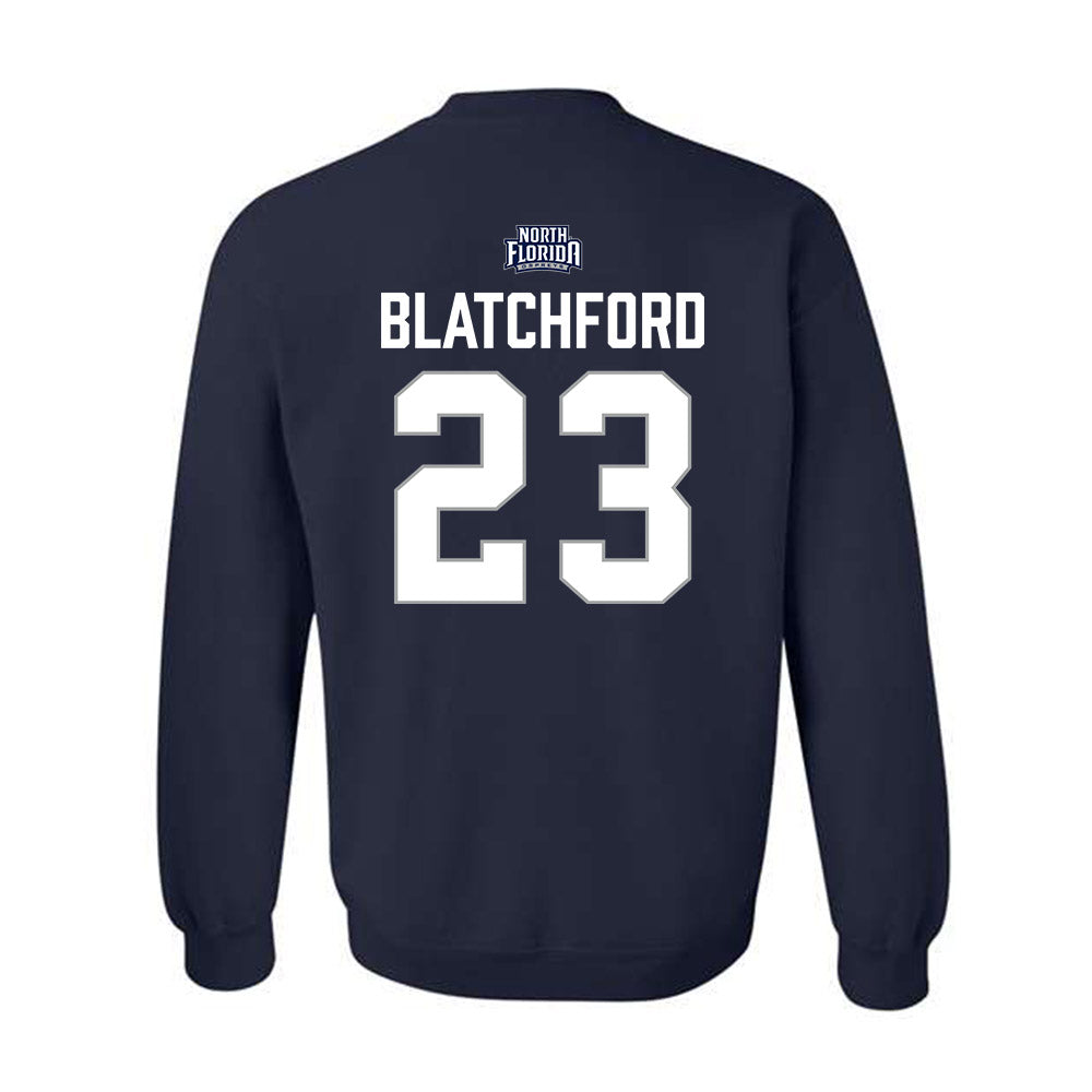 UNF - NCAA Women's Basketball : Elle Blatchford - Classic Shersey Crewneck Sweatshirt-1