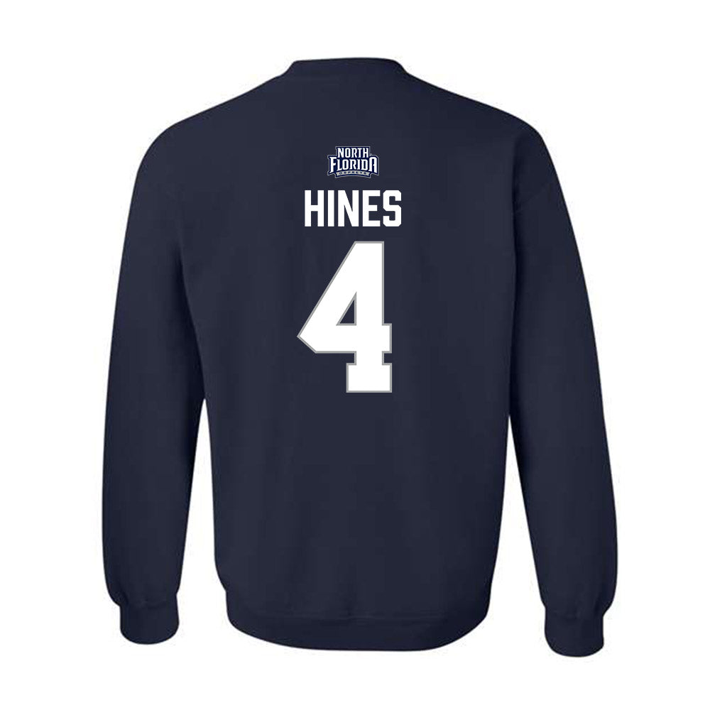 UNF - NCAA Men's Basketball : Devin Hines - Classic Shersey Crewneck Sweatshirt-1