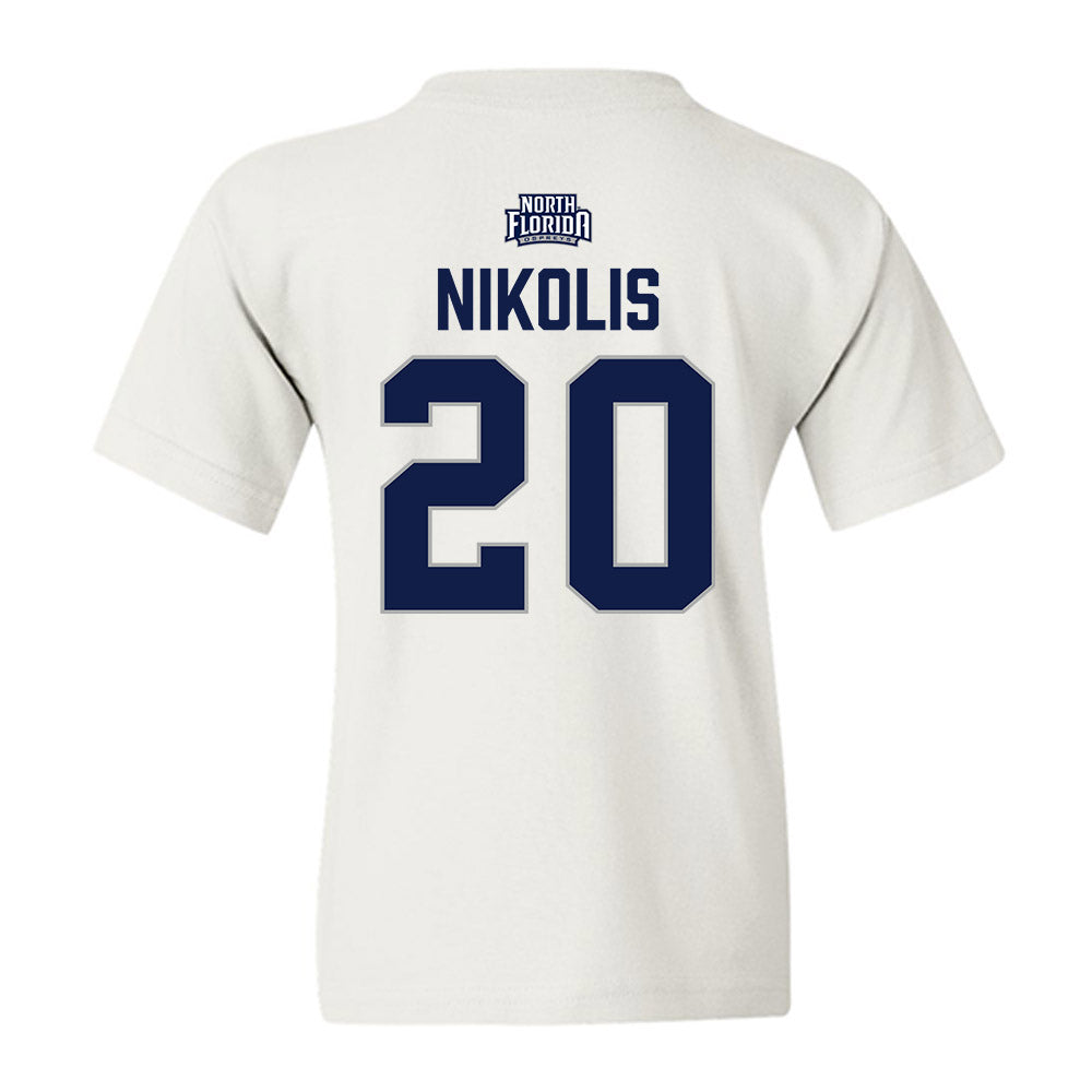 UNF - NCAA Baseball : Trevor Nikolis - Classic Shersey Youth T-Shirt-1