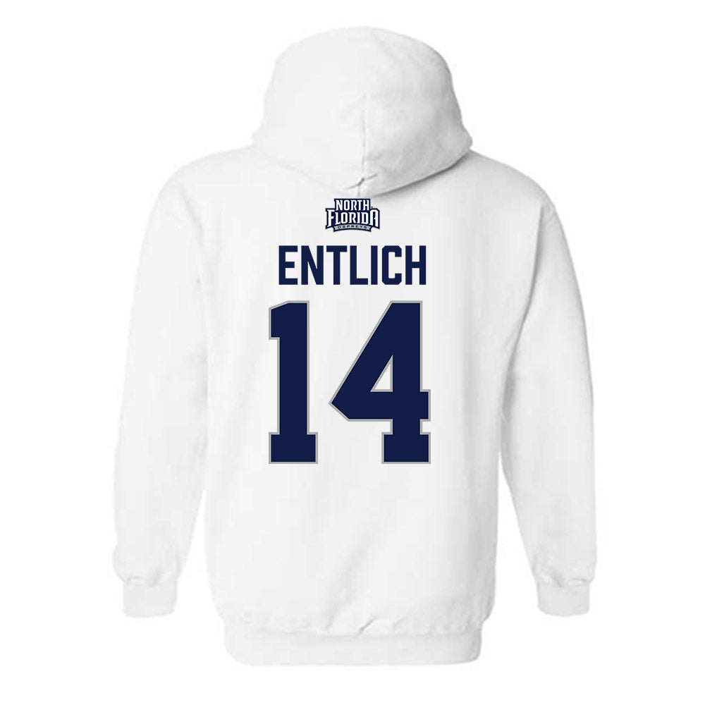 UNF - NCAA Women's Soccer : Katie Entlich - Classic Shersey Hooded Sweatshirt-1