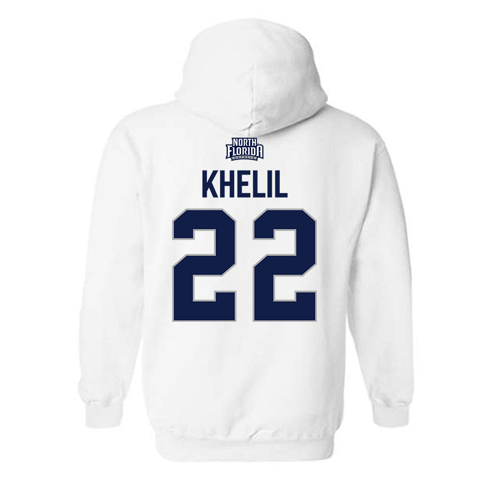 UNF - NCAA Men's Soccer : Anton Khelil - Classic Shersey Hooded Sweatshirt-1