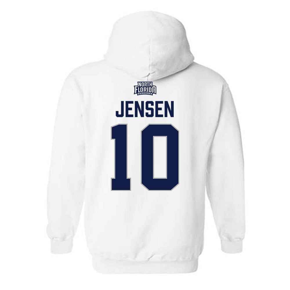 UNF - NCAA Women's Swimming & Diving : allea jensen - Classic Shersey Hooded Sweatshirt-1