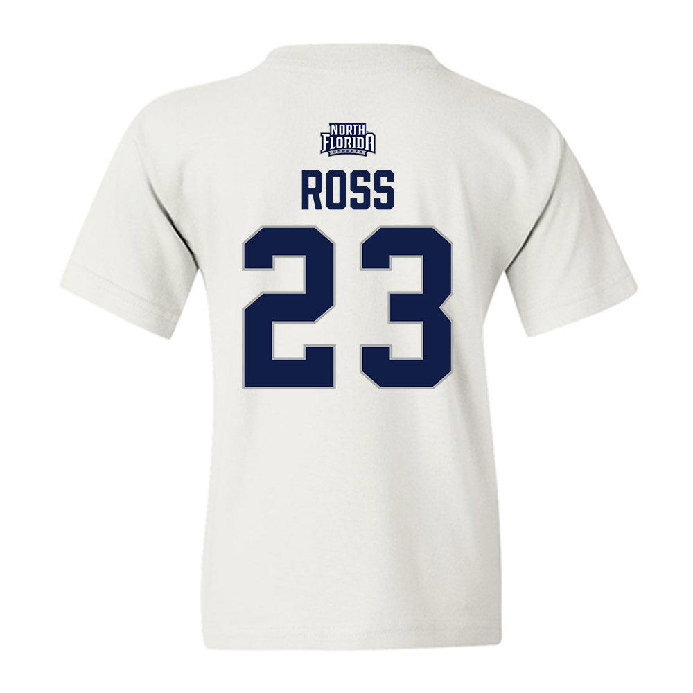 UNF - NCAA Baseball : William Ross - Classic Shersey Youth T-Shirt-1