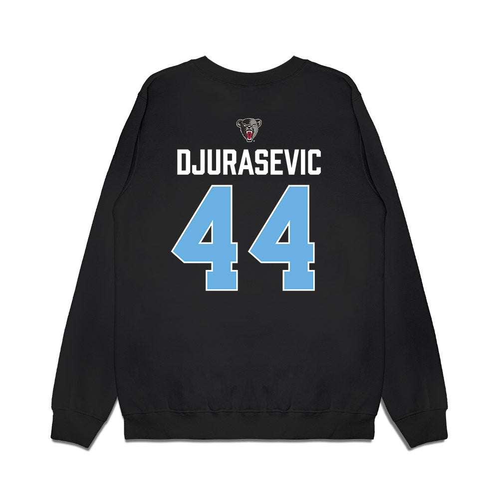 Maine - NCAA Men's Ice Hockey : Frank Djurasevic - Vintage Hockey Premium Crewneck Sweatshirt-1