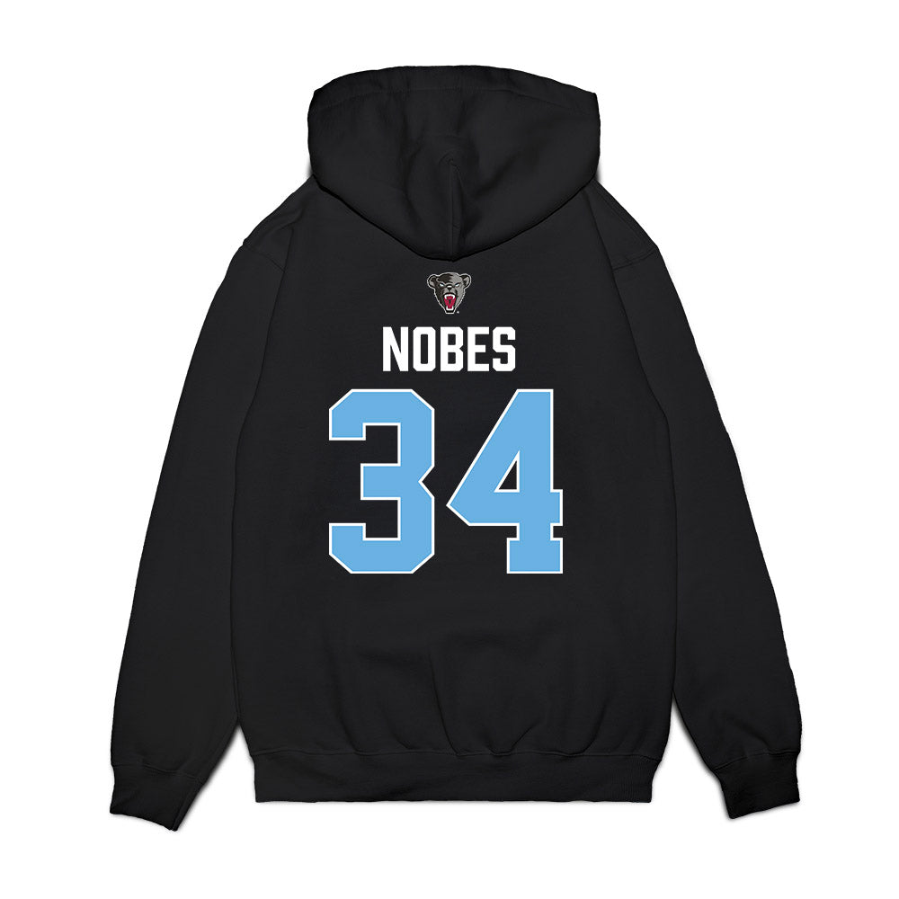 Maine - NCAA Men's Ice Hockey : Bodie Nobes - Vintage Hockey Premium Hooded Sweatshirt-1