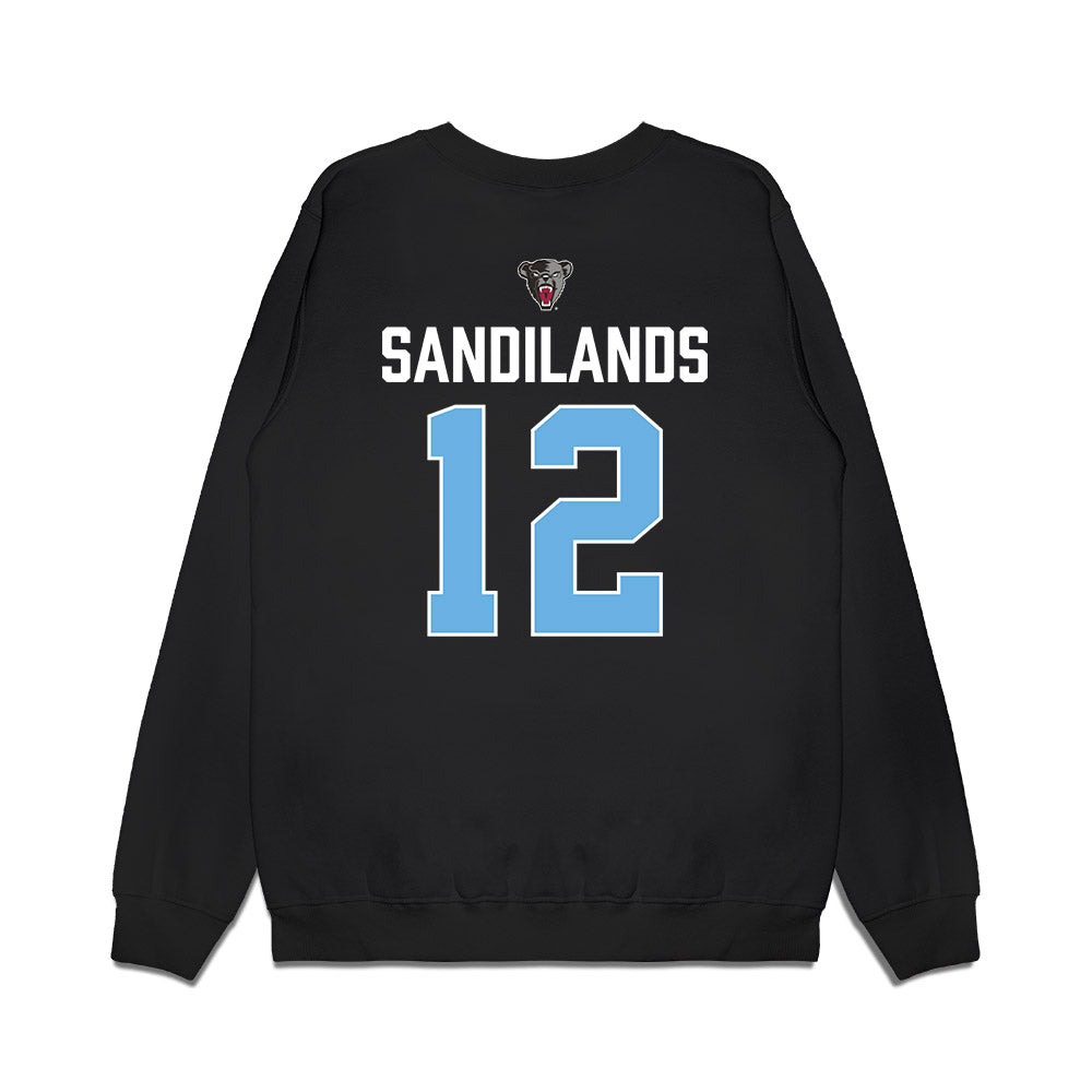 Maine - NCAA Women's Ice Hockey : Sade Sandilands - Vintage Hockey Premium Crewneck Sweatshirt-1