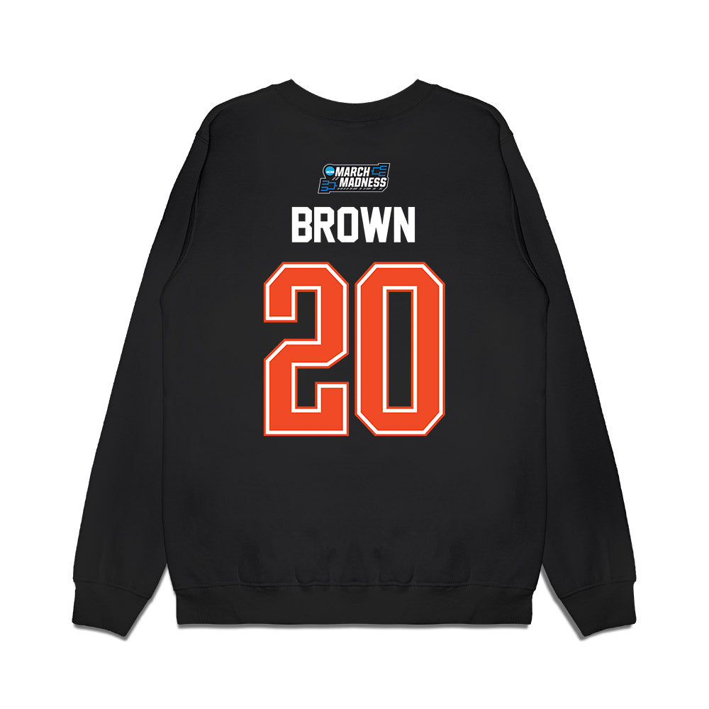Florida - NCAA Men's Basketball : Isaiah Brown - NCAA® March Madness® 2026 Premium Crewneck Sweatshirt-1