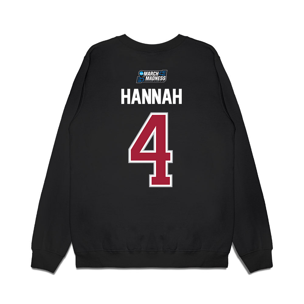 Alabama - NCAA Men's Basketball : Davion Hannah - NCAA® March Madness® 2026 Premium Crewneck Sweatshirt-1