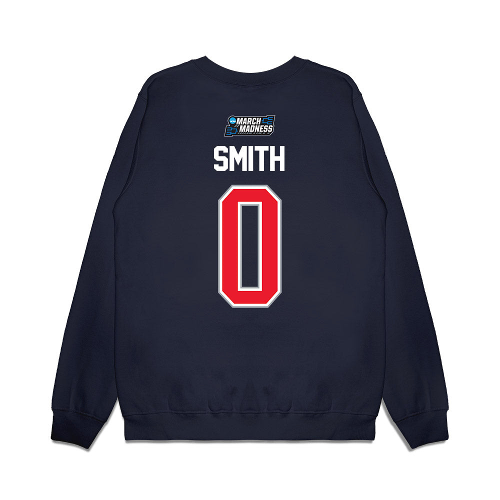 UConn - NCAA Men's Basketball : Malachi Smith - NCAA® March Madness® 2026 Premium Crewneck Sweatshirt-1