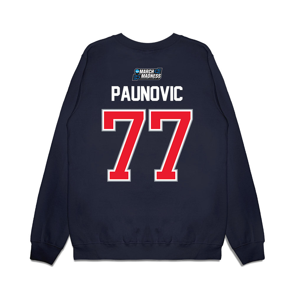 UConn - NCAA Men's Basketball : Uros Paunovic - NCAA® March Madness® 2026 Premium Crewneck Sweatshirt-1