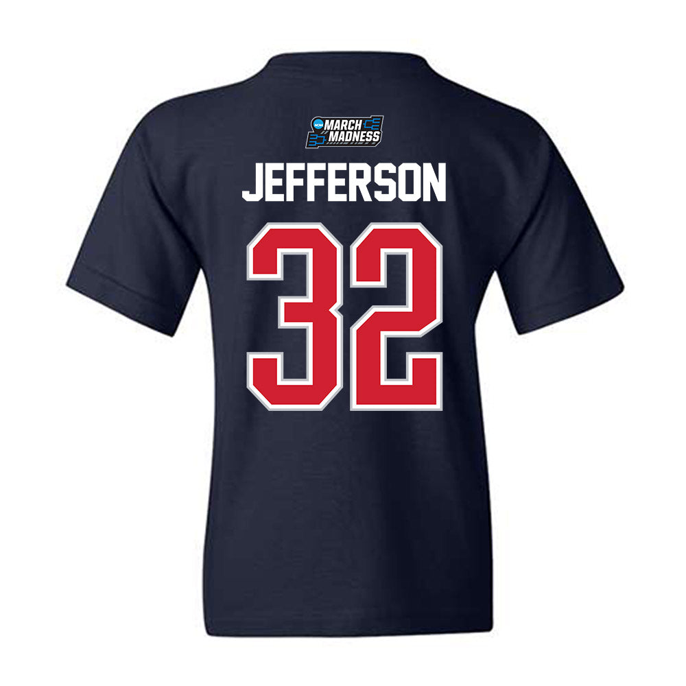 Gonzaga - NCAA Men's Basketball : Parker Jefferson - NCAA® March Madness® 2026 Youth T-Shirt-1