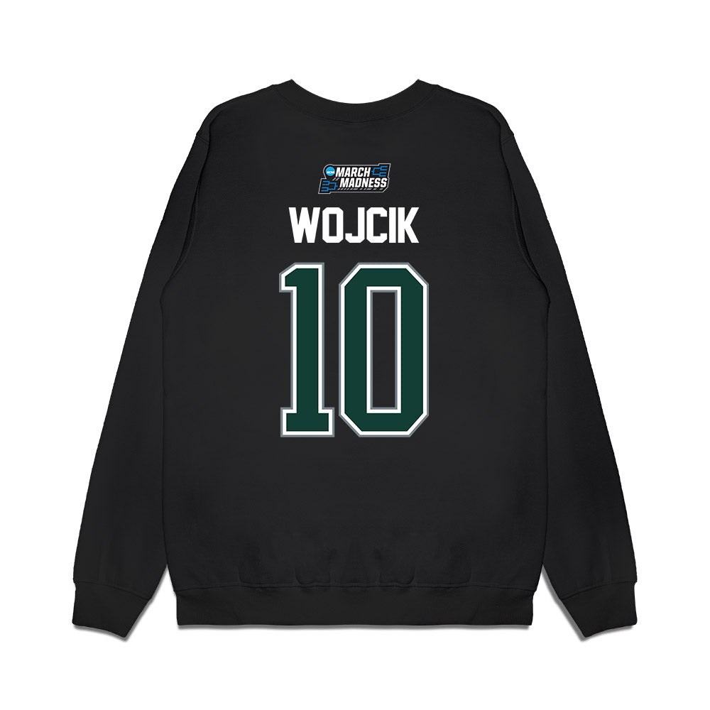 Michigan State - NCAA Men's Basketball : Denham Wojcik - NCAA® March Madness® 2026 Premium Crewneck Sweatshirt-1