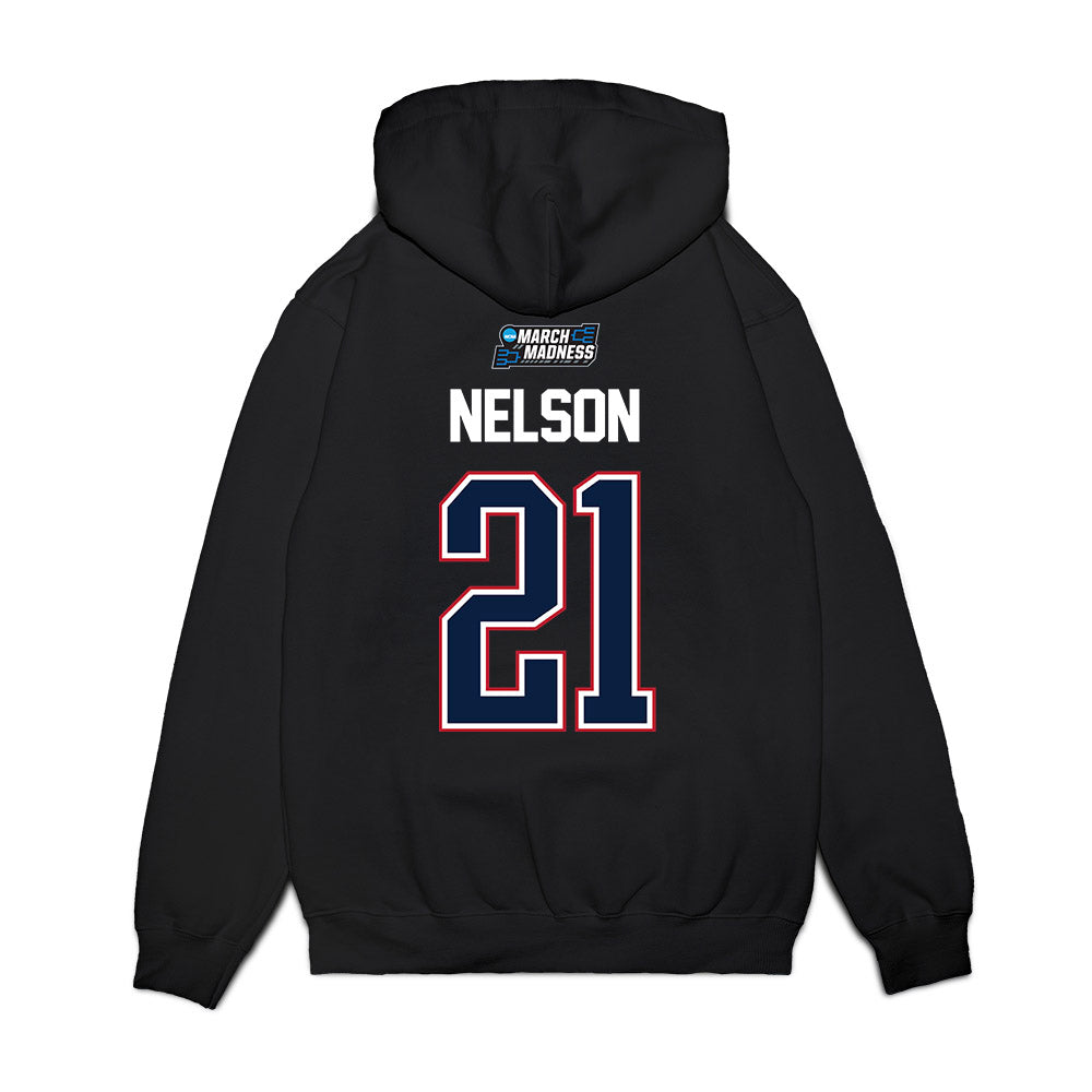 Arizona - NCAA Men's Basketball : Evan Nelson - NCAA® March Madness® Premium Hooded Sweatshirt-1