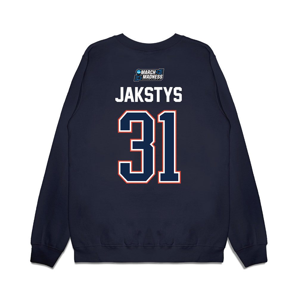 Illinois - NCAA Men's Basketball : Jason Jakstys - NCAA® March Madness® 2026 Premium Crewneck Sweatshirt-1