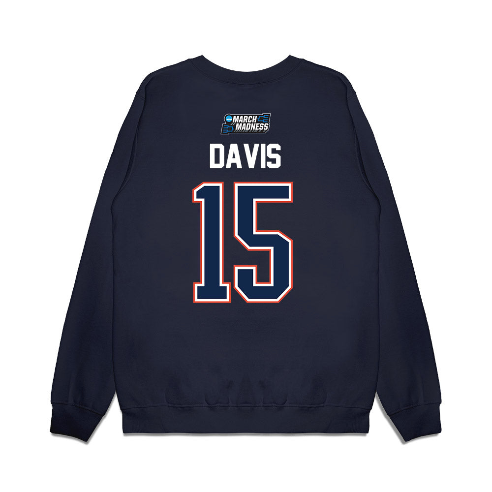 Illinois - NCAA Men's Basketball : Jake Davis - NCAA® March Madness® 2026 Premium Crewneck Sweatshirt-1