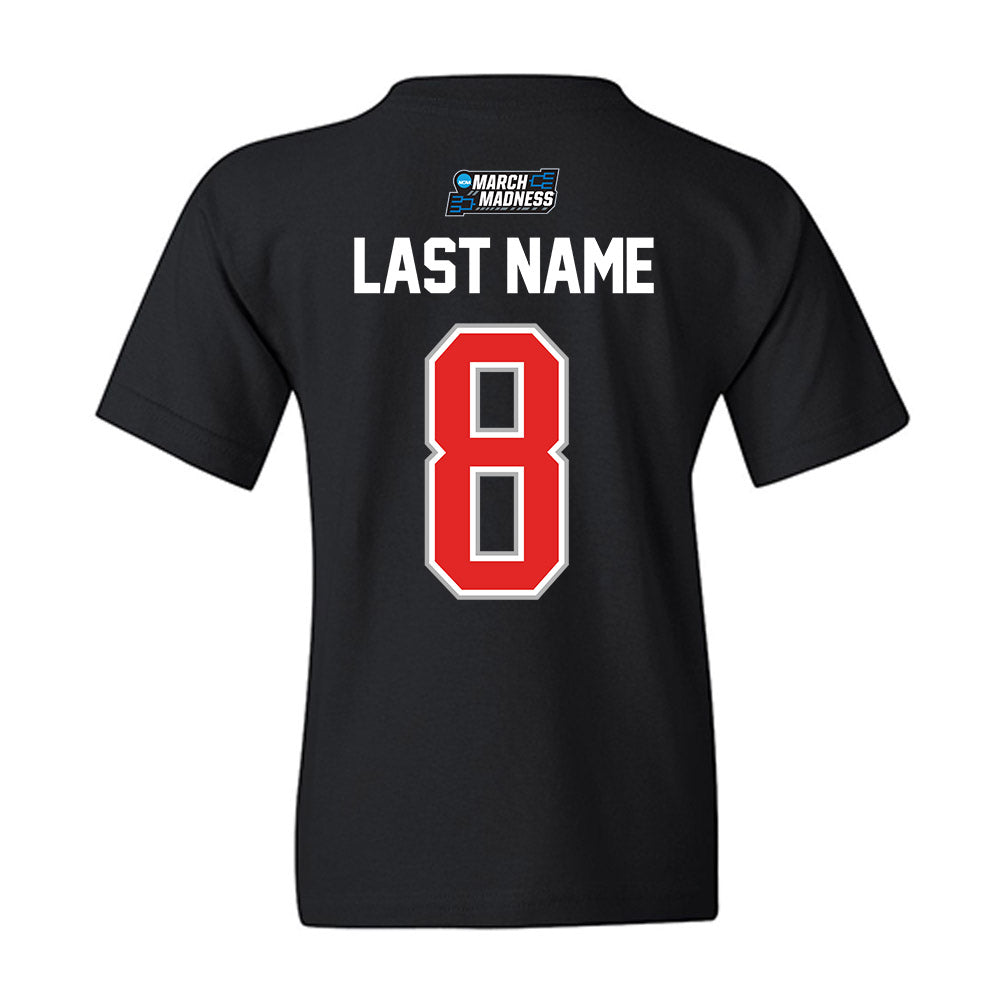 Texas Tech - NCAA Men's Basketball : Nolan Groves - Youth T-Shirt-1