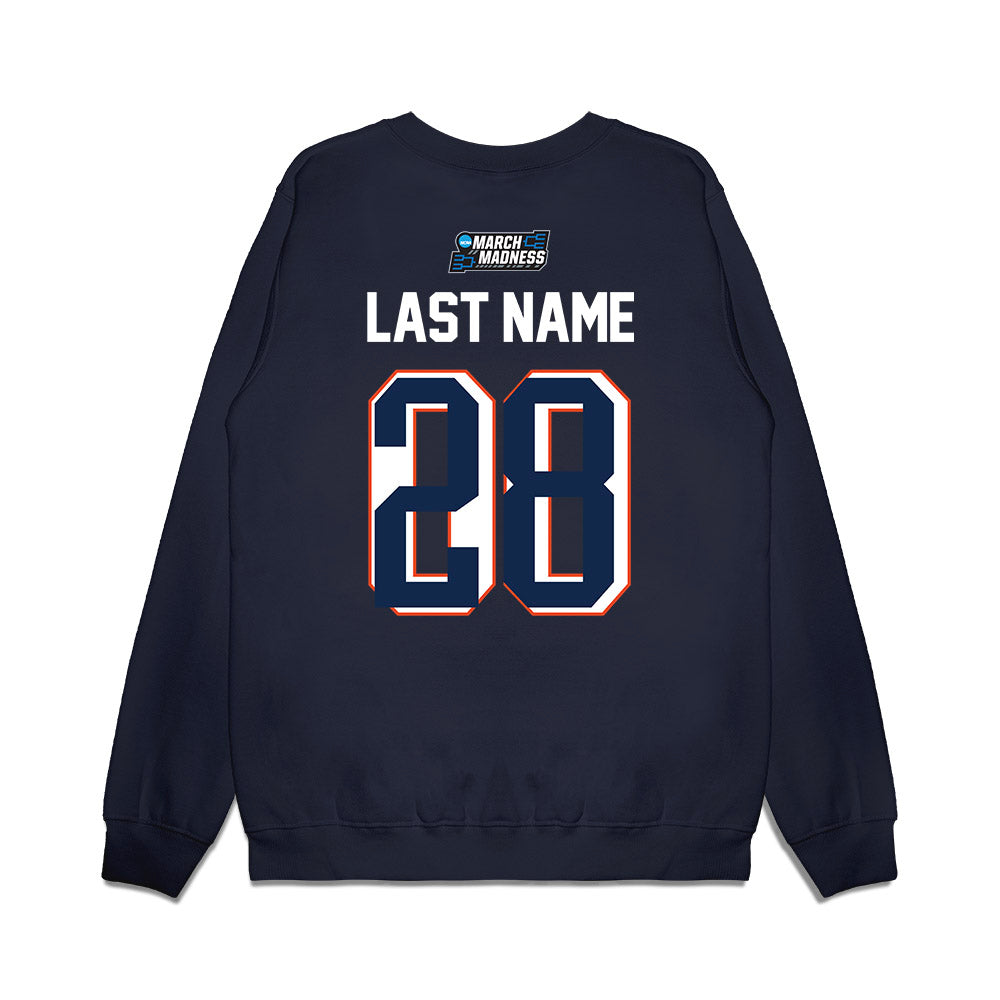 Virginia - NCAA Men's Basketball : Thijs De Ridder - NCAA® March Madness® 2026 Premium Crewneck Sweatshirt-1