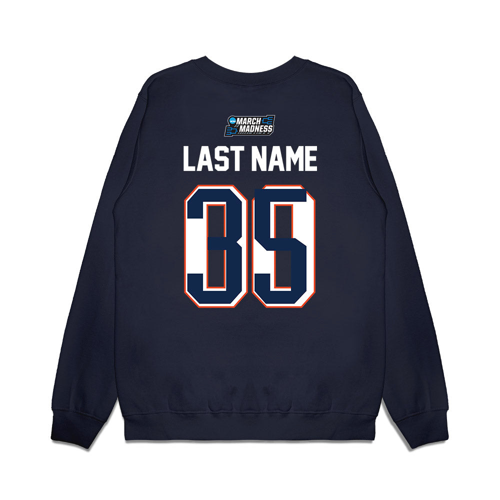 Virginia - NCAA Men's Basketball : Carter Lang - NCAA® March Madness® 2026 Premium Crewneck Sweatshirt-1