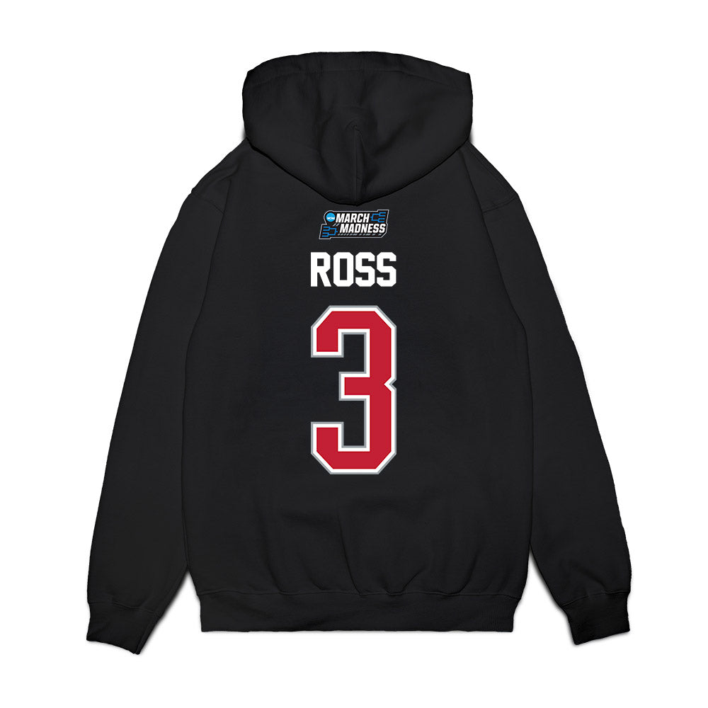 Georgia - NCAA Men's Basketball : Jordan Ross - NCAA® March Madness® Premium Hooded Sweatshirt-1
