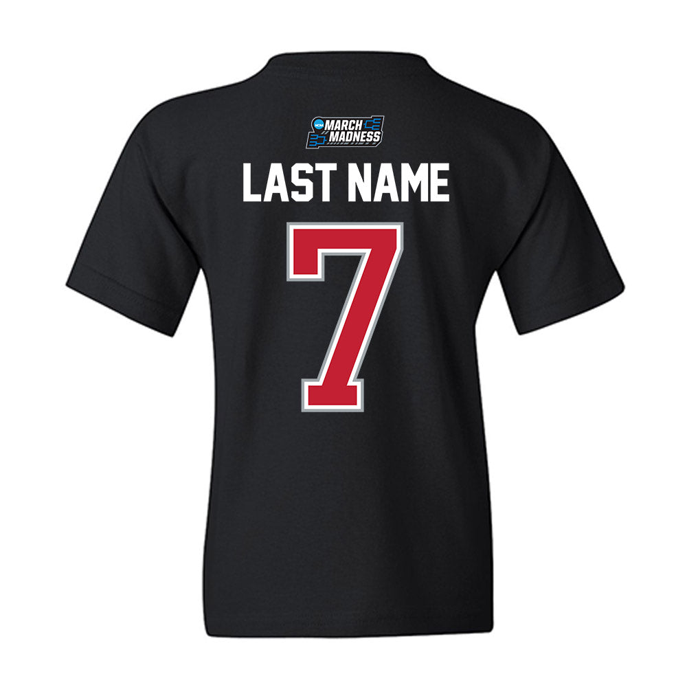 Georgia - NCAA Men's Basketball : Justin Bailey - NCAA® March Madness® 2026 Youth T-Shirt-1