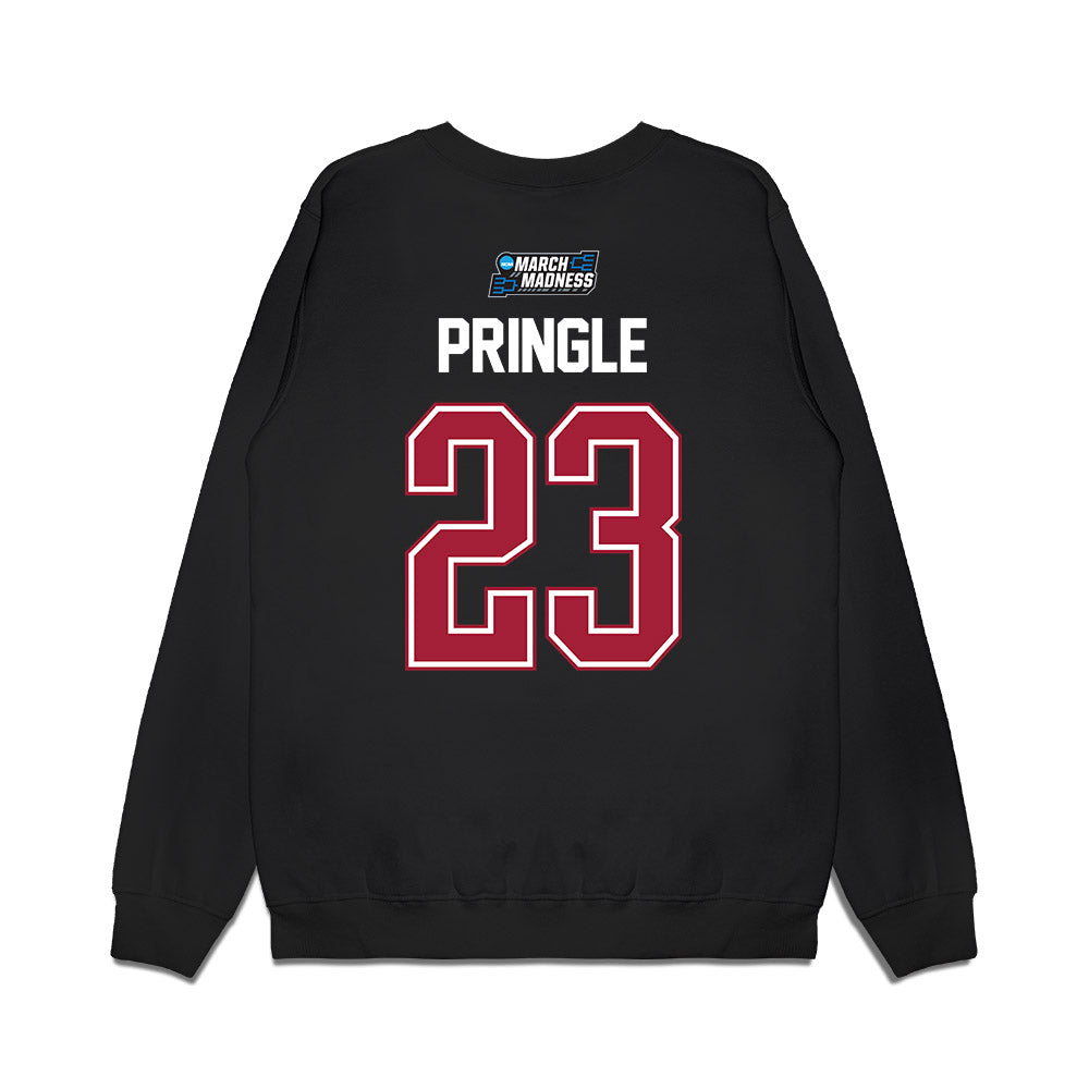 Arkansas - NCAA Men's Basketball : Nick Pringle - NCAA® March Madness® 2026 Premium Crewneck Sweatshirt-1