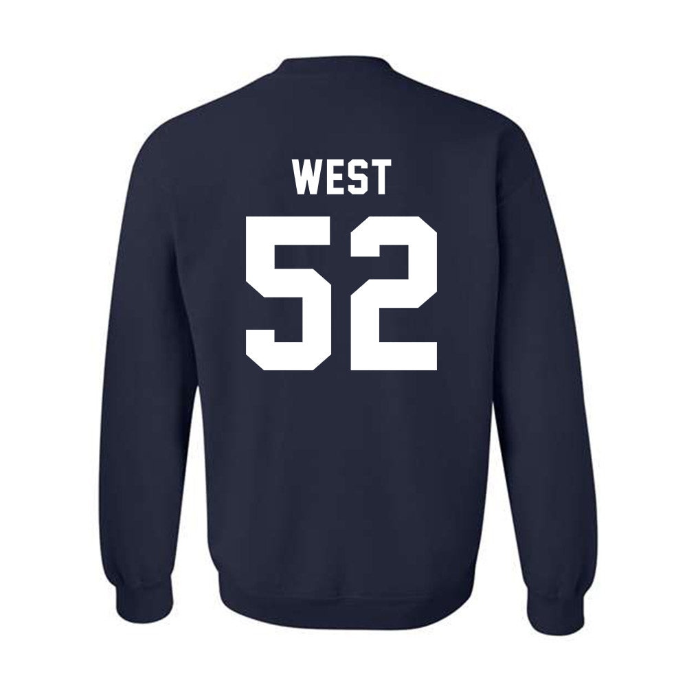 East Tennessee State - NCAA Football : Frank West - Classic Shersey Crewneck Sweatshirt-1