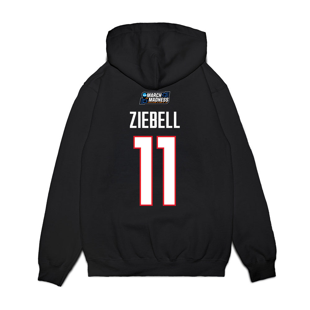 UConn - NCAA Women's Basketball : Allie Ziebell - March Madness Shersey Premium Hooded Sweatshirt-1
