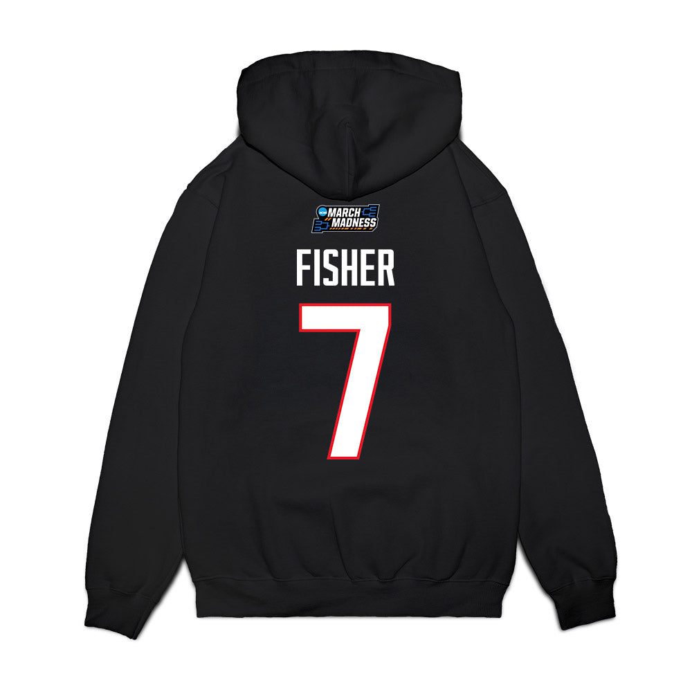 UConn - NCAA Women's Basketball : Kelis Fisher - March Madness Shersey Premium Hooded Sweatshirt-1