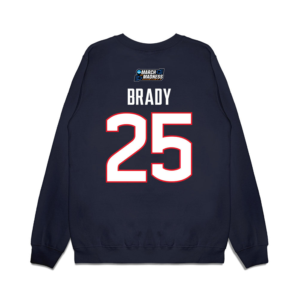 UConn - NCAA Women's Basketball : Ice Brady - March Madness Shersey Premium Crewneck Sweatshirt-1