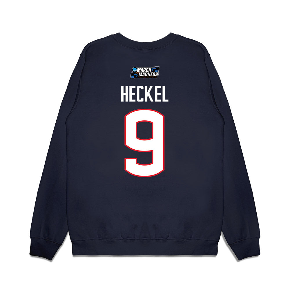 UConn - NCAA Women's Basketball : Kayleigh Heckel - March Madness Shersey Premium Crewneck Sweatshirt-1