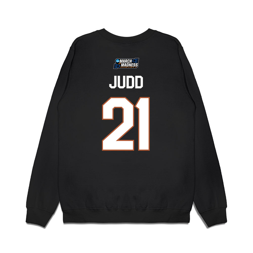 Texas - NCAA Women's Basketball : Ashton Judd - NCAA® March Madness® 2026 Premium Crewneck Sweatshirt-1