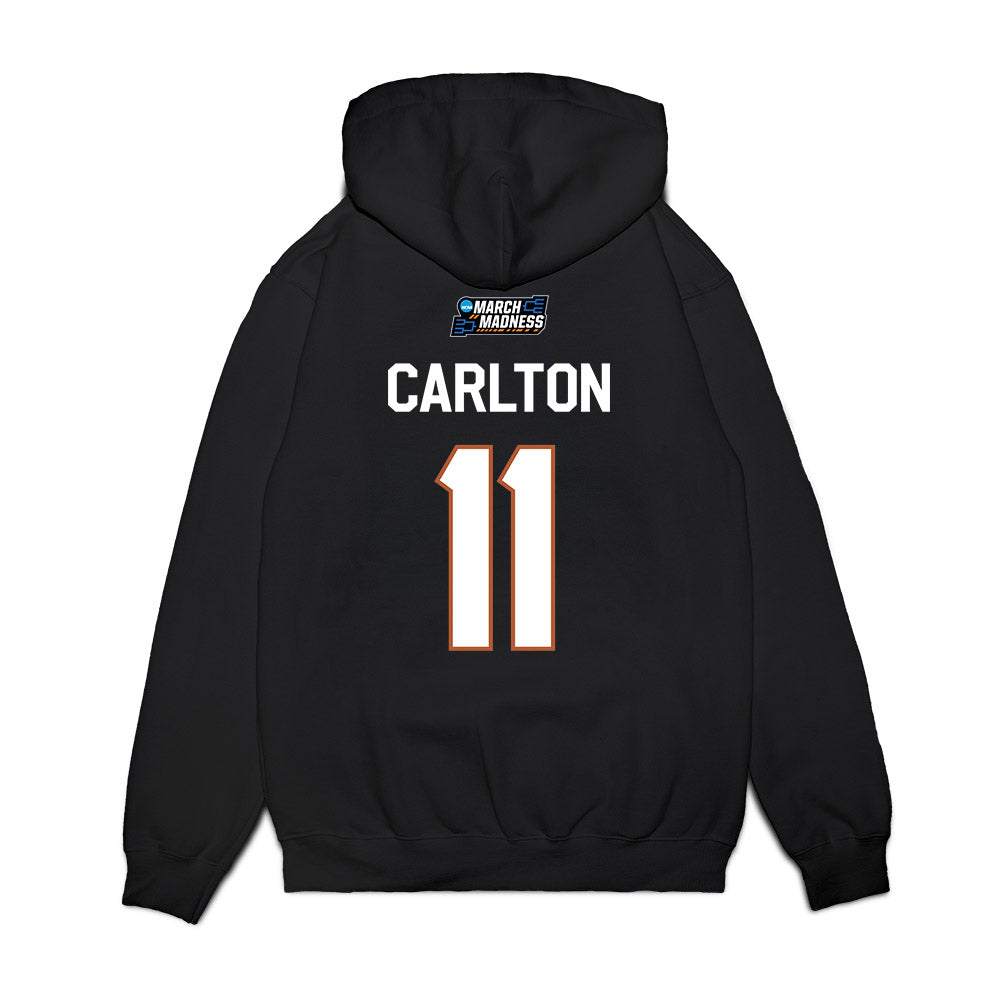 Texas - NCAA Women's Basketball : Justice Carlton - NCAA® March Madness® 2026 Premium Hooded Sweatshirt-1