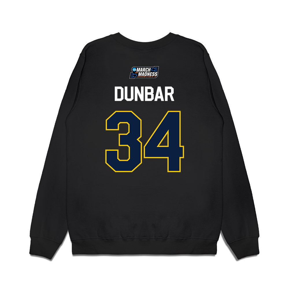 Michigan - NCAA Women's Basketball : Aaiyanna Dunbar - NCAA® March Madness® 2026 Premium Crewneck Sweatshirt-1