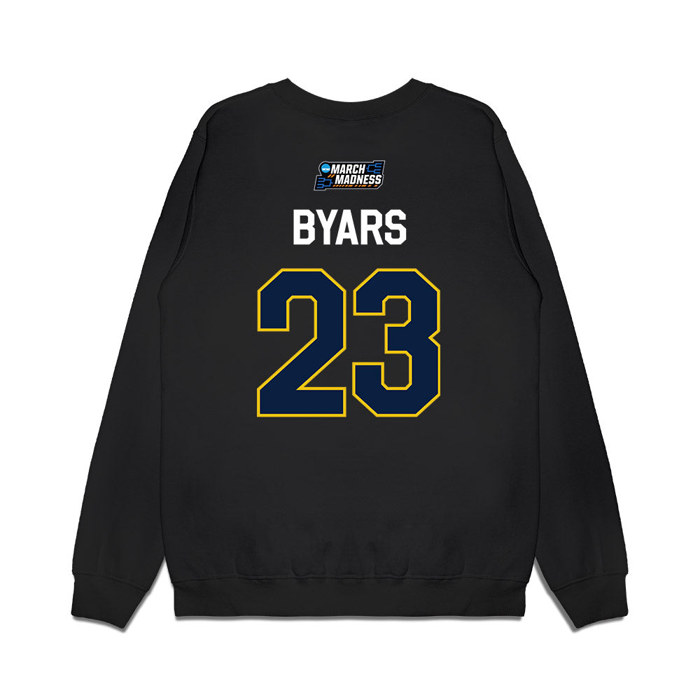 Michigan - NCAA Women's Basketball : Ciara Byars - NCAA® March Madness® 2026 Premium Crewneck Sweatshirt-1
