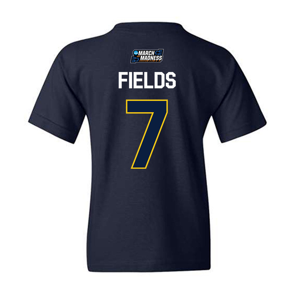 Michigan - NCAA Women's Basketball : Jessica Fields - NCAA® March Madness® 2026 Youth T-Shirt-1