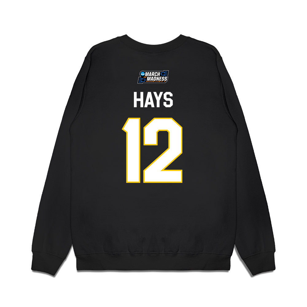 Iowa - NCAA Women's Basketball : Layla Hays - March Madness Shersey Premium Crewneck Sweatshirt-1