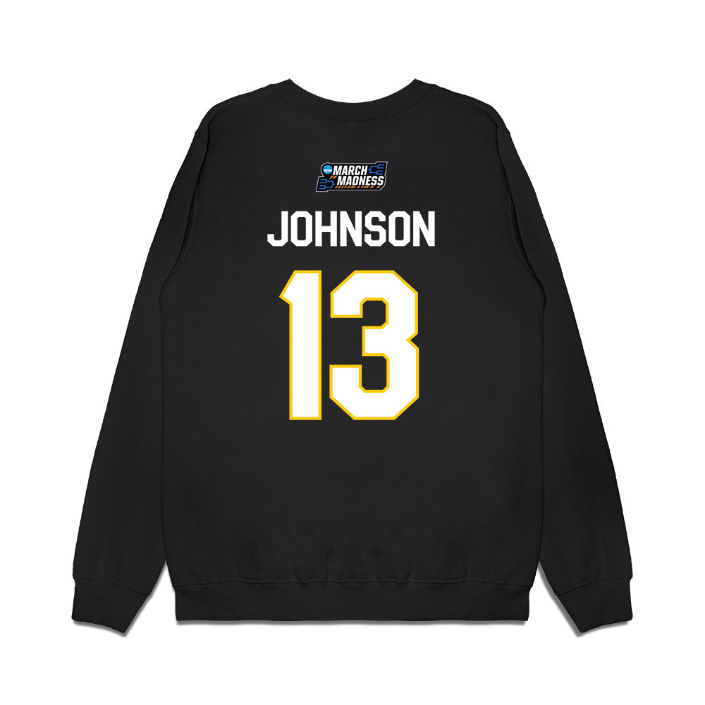 Iowa - NCAA Women's Basketball : Kennise Johnson - March Madness Shersey Premium Crewneck Sweatshirt-1