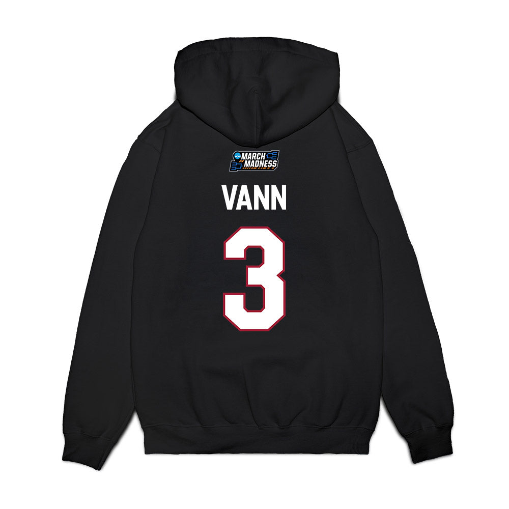 Oklahoma - NCAA Women's Basketball : Zya Vann - NCAA® March Madness® Premium Hooded Sweatshirt-1
