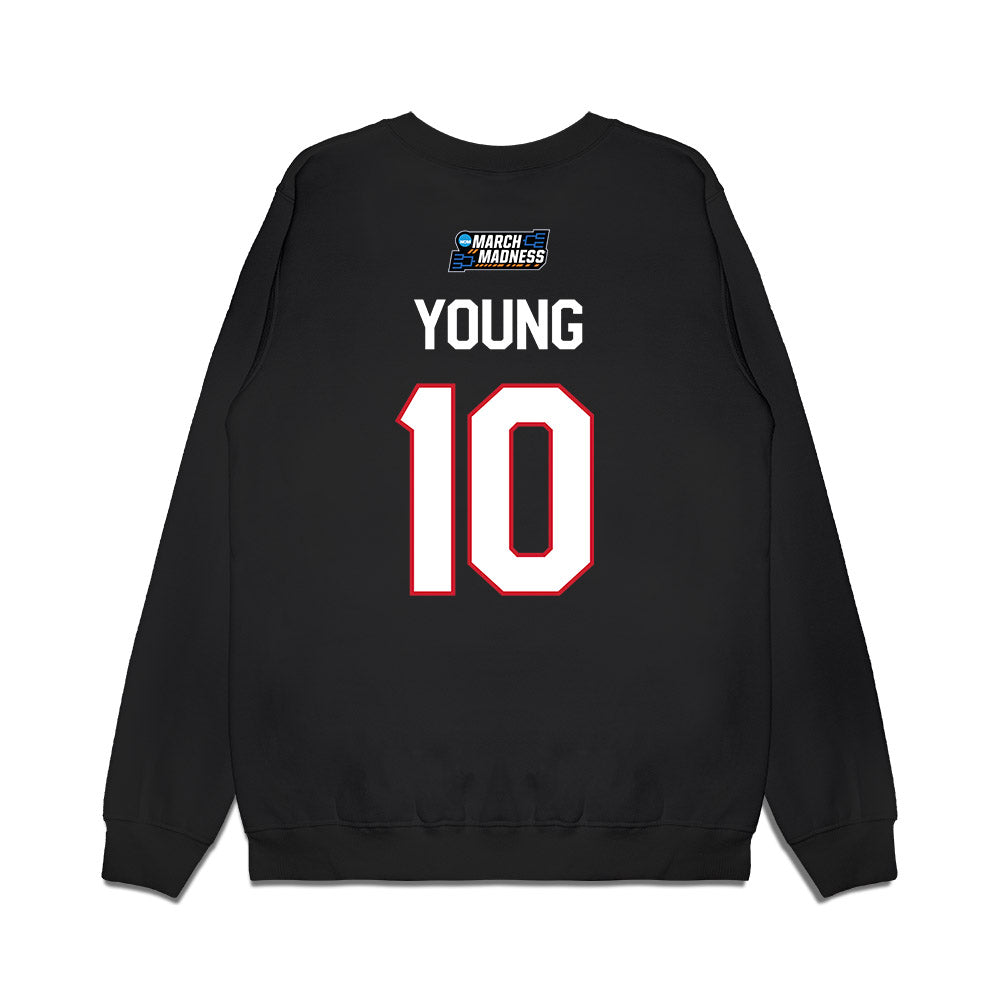 Ole Miss - NCAA Women's Basketball : J'Adore Young - NCAA® March Madness® 2026 Premium Crewneck Sweatshirt-1