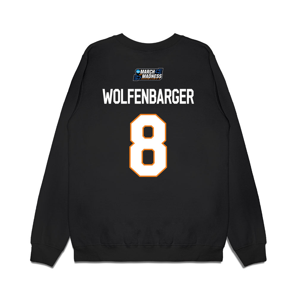 Tennessee - NCAA Women's Basketball : Jersey Wolfenbarger - NCAA® March Madness® 2026 Premium Crewneck Sweatshirt-1