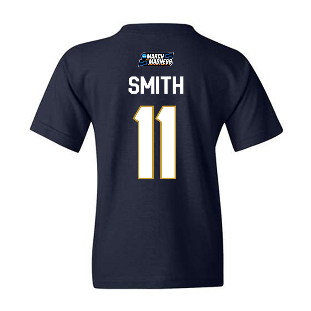Notre Dame - NCAA Women's Basketball : Jordyn Smith - NCAA® March Madness® 2026 Youth T-Shirt-1