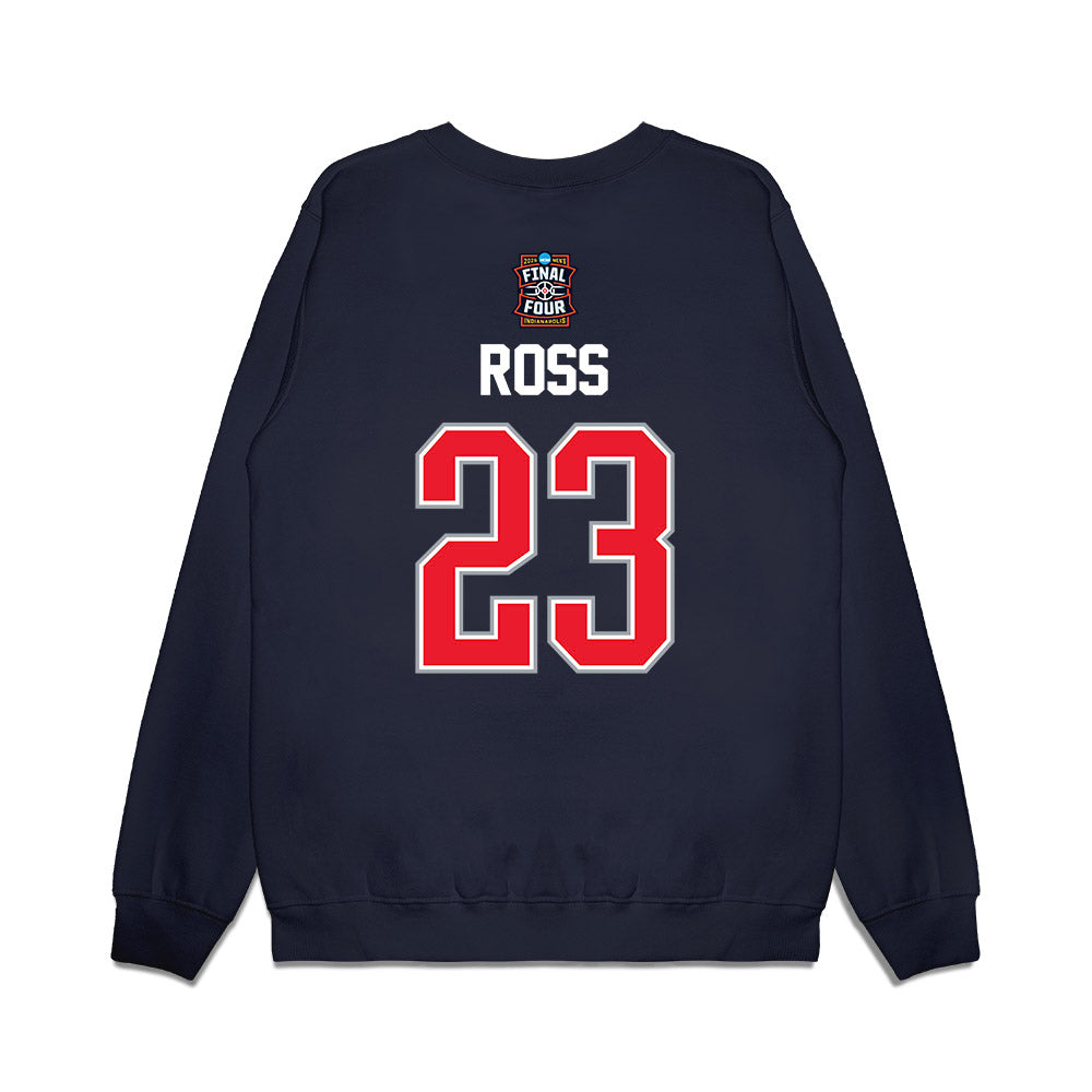 UConn - NCAA Men's Basketball : Jayden Ross - Final Four NCAA® March Madness® 2026 Premium Crewneck Sweatshirt-1
