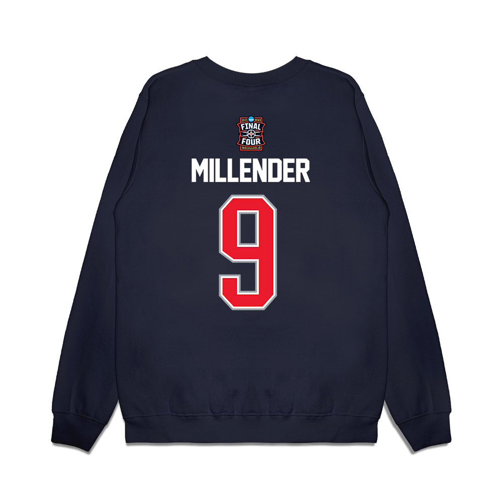 UConn - NCAA Men's Basketball : Alec Millender - Final Four NCAA® March Madness® 2026 Premium Crewneck Sweatshirt-1