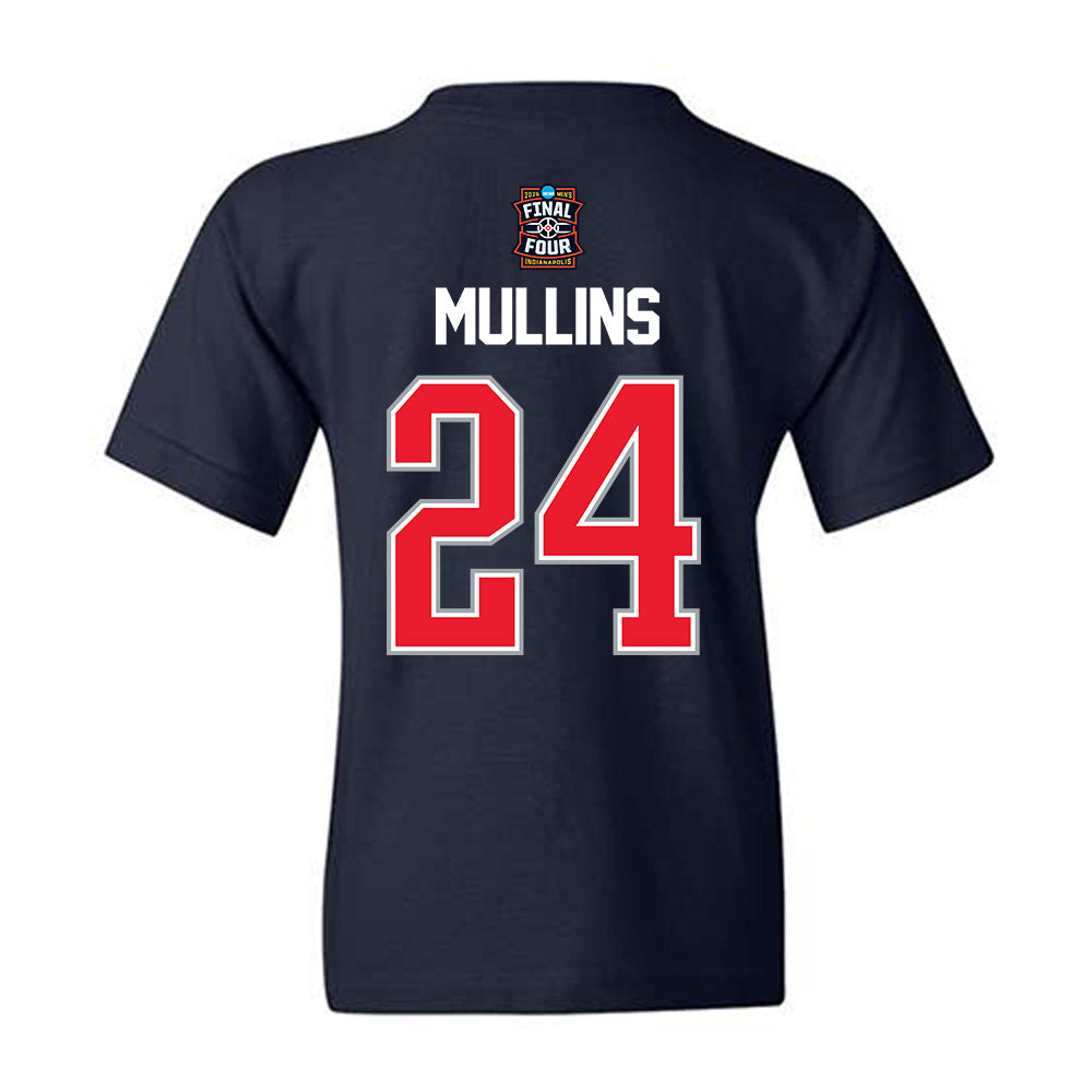 UConn - NCAA Men's Basketball : Braylon Mullins - Final Four NCAA® March Madness® 2026 Youth T-Shirt-1